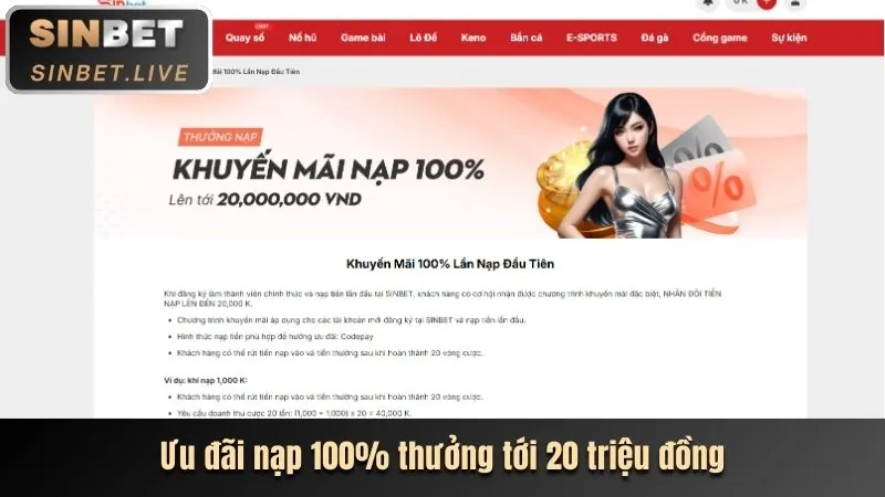 Ưu đãi chào mừng thành viên mới Combet
